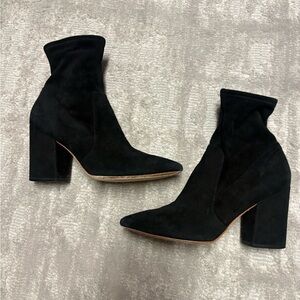 Loeffler Randall Black Women's Ankle Sock Booties